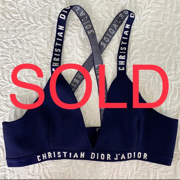 christian dior sports bra
